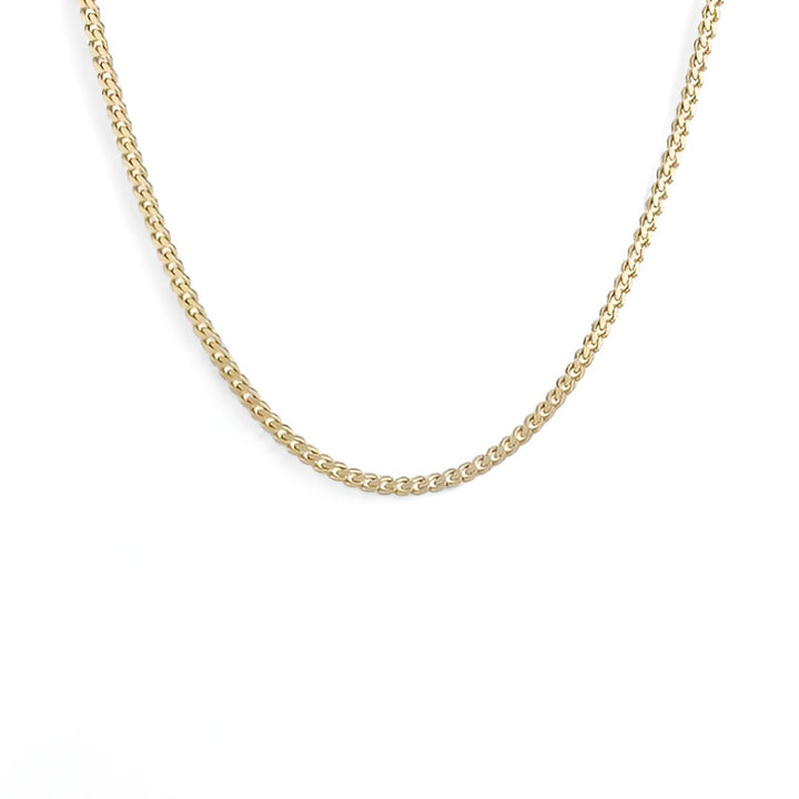 Panser halskæde 3.5mm - 18 karat forgyldt titanium