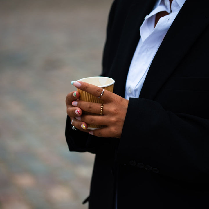 Fidget antistress ring - 18 karat forgyldt ædelstål