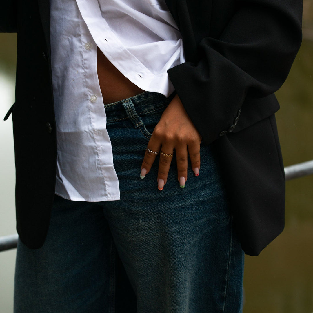 Fidget antistress ring - ædelstål