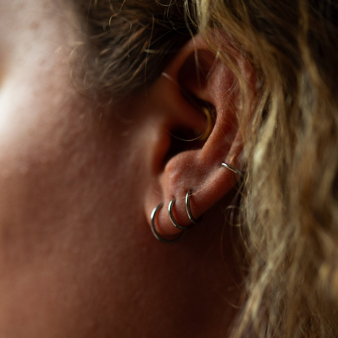 Hoops tynde - titanium - flere størrelser