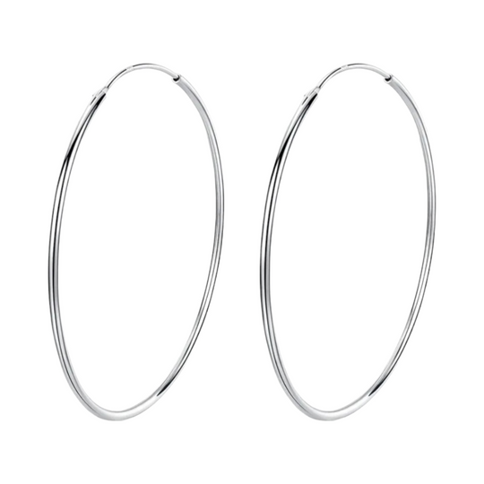 Hoops 3 - 4 - 5 cm. i 925 sterlingsølv