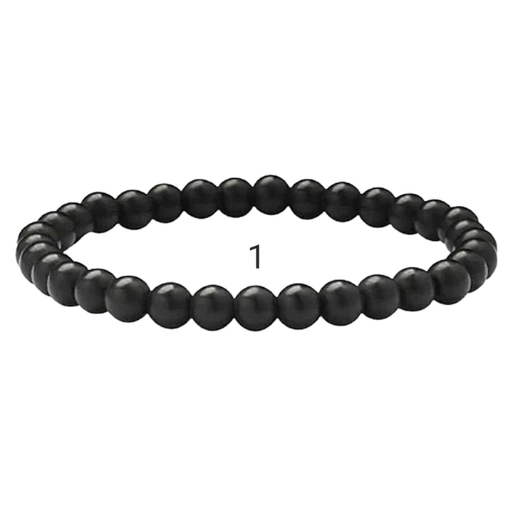 Herre armbånd med tiger eye og lavasten