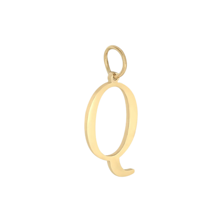 Bogstav vedhæng i 18kt forgyldt rustfrit ædelstål