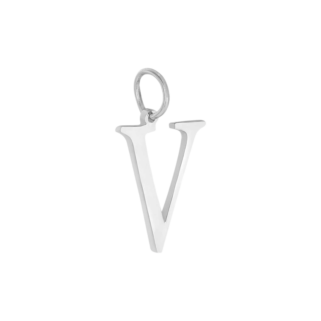Bogstav vedhæng - ædelstål