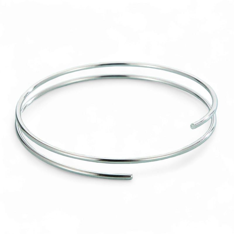 Dobbelt armring - ædelstål