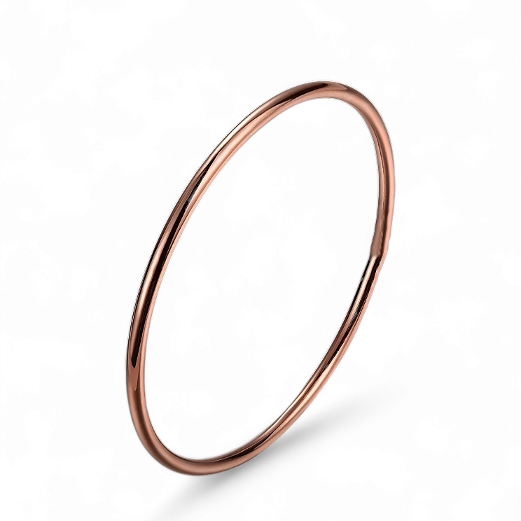 Bangle - rosegold forgyldt titanium (lille str.)