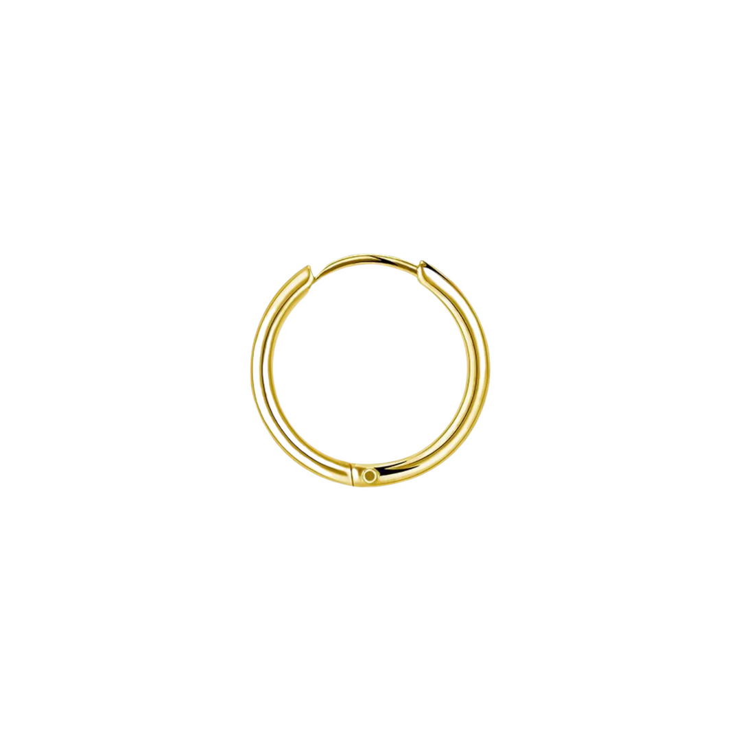 Hoops tynde - 18 karat forgyldt titanium - flere størrelser