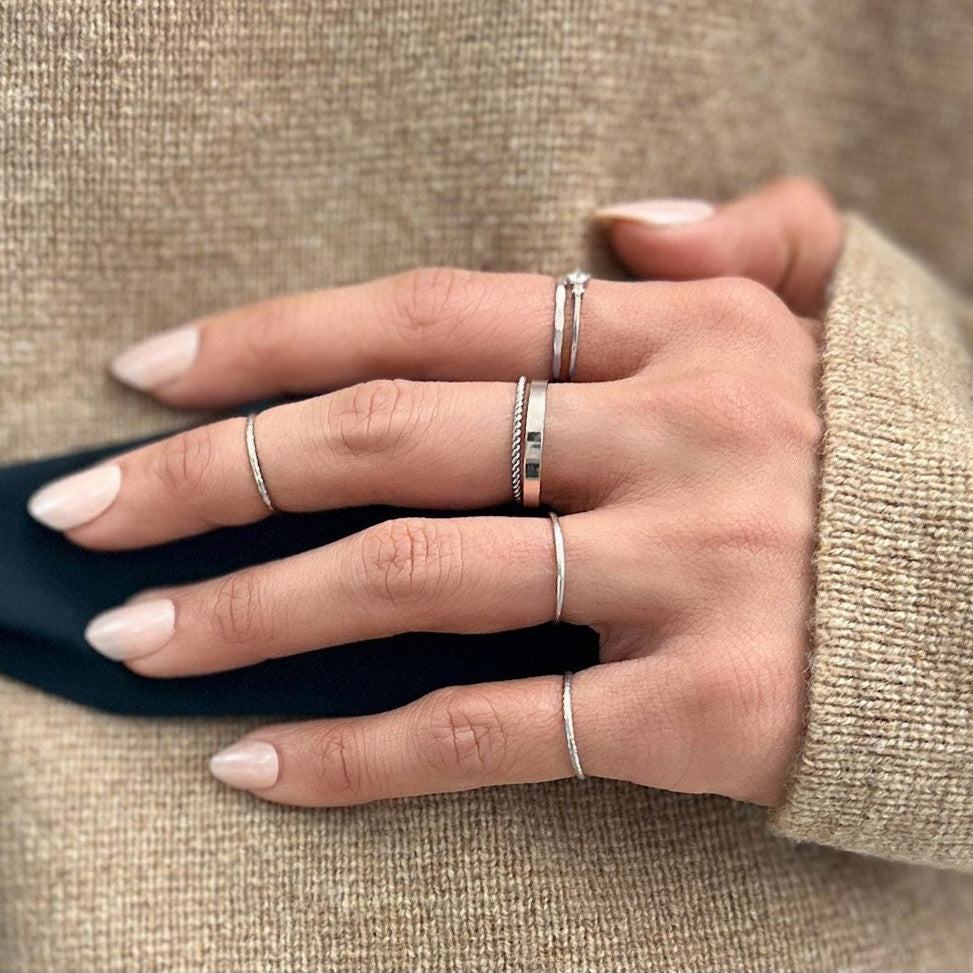 Ring band 2mm - 18 karat ædelstål