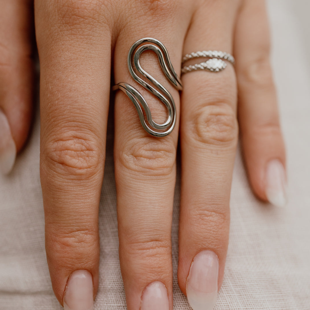 Statement S ring - ædelstål