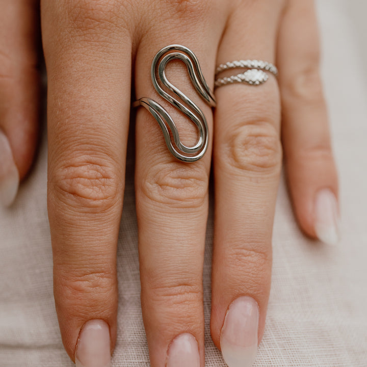 Statement S ring - ædelstål