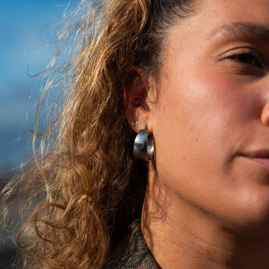 Wide Hoops 30mm – Ædelstål