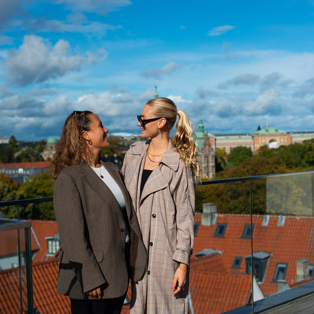 Wave armbånd - 18 karat forgyldt ædelstål