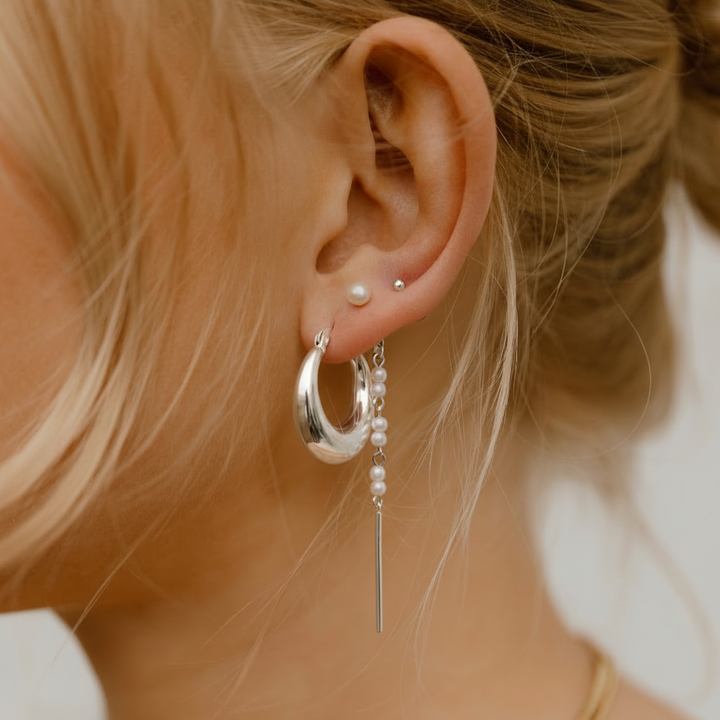 Chunky hule Hoops - ædelstål