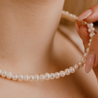 Barok perle halskæde