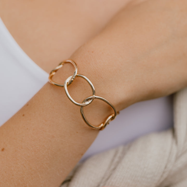 Bangle armsmykke - 18 karat forgyldt ædelstål