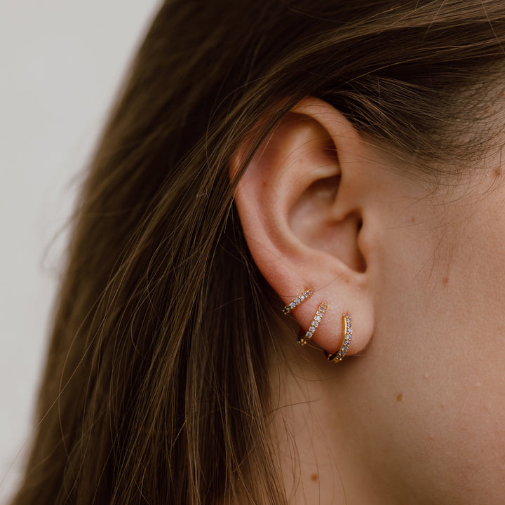 Mini hoops - 18 karat forgyldt kobber