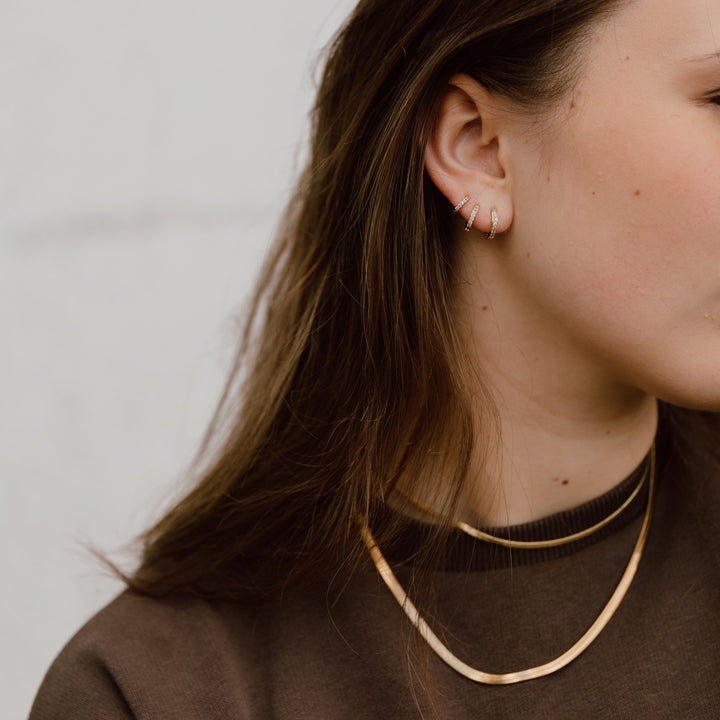 Mini hoops - 18 karat forgyldt kobber