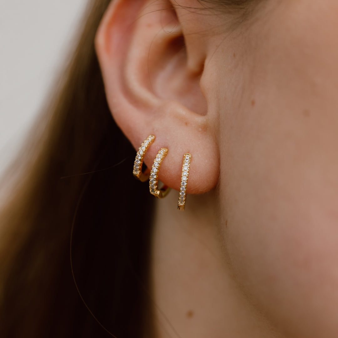 Mini hoops - 18 karat forgyldt kobber