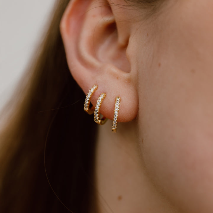 Mini hoops - 18 karat forgyldt kobber