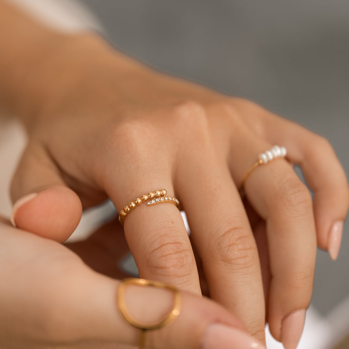 Ring Aya - 18 karat forgyldt ædelstål