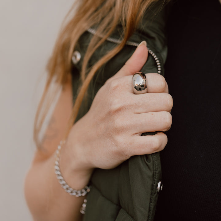 Dome ring - titanium