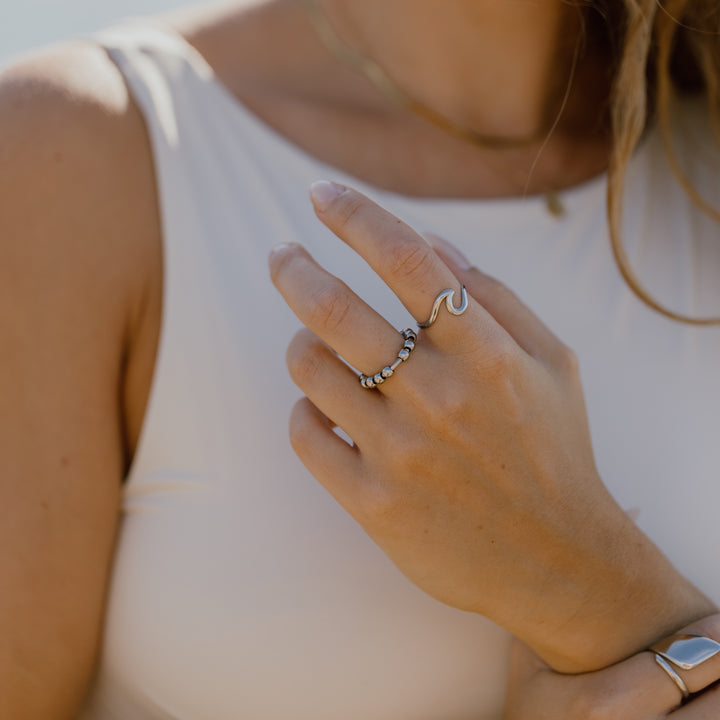 Fidget antistress ring - ædelstål
