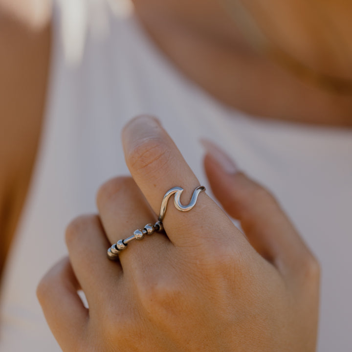 Fidget antistress ring - ædelstål