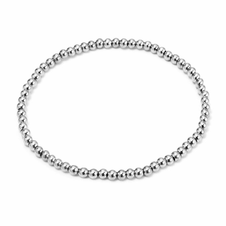 Kugle armbånd - ædelstål - flere str.