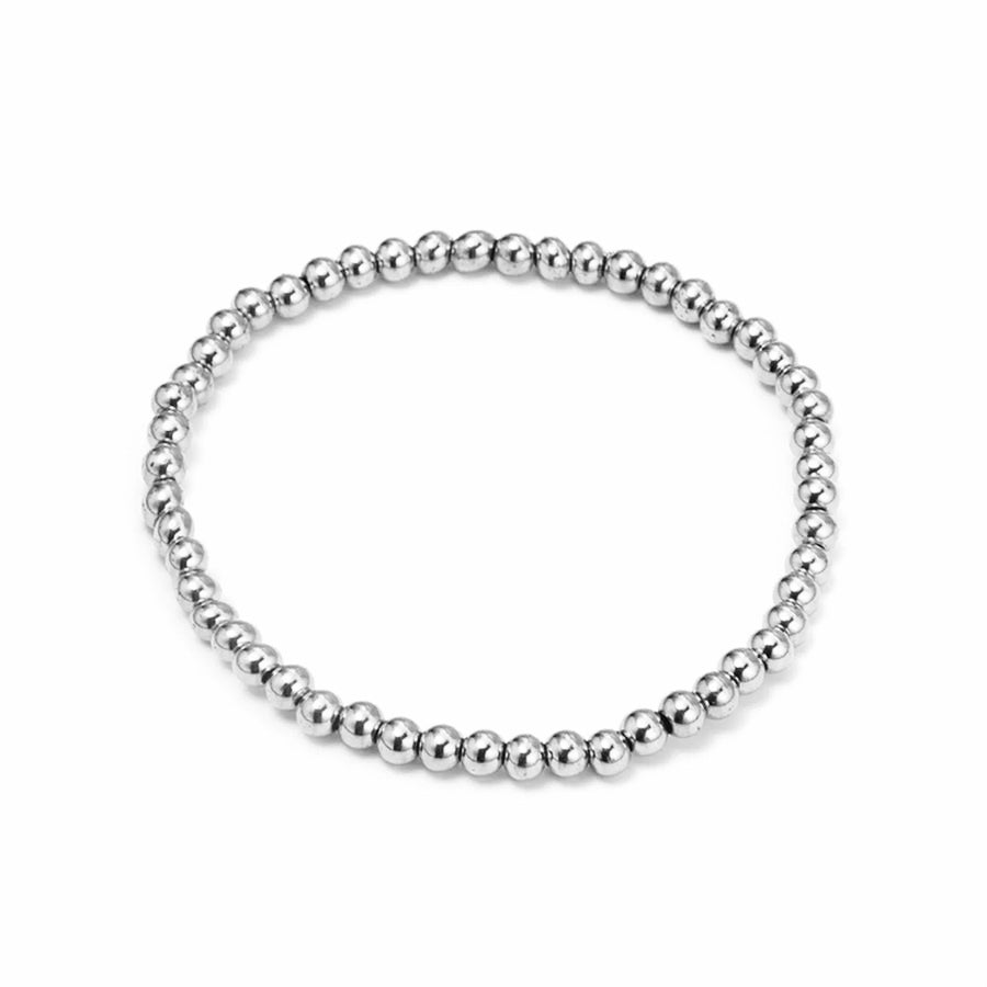Kugle armbånd - ædelstål - flere str.