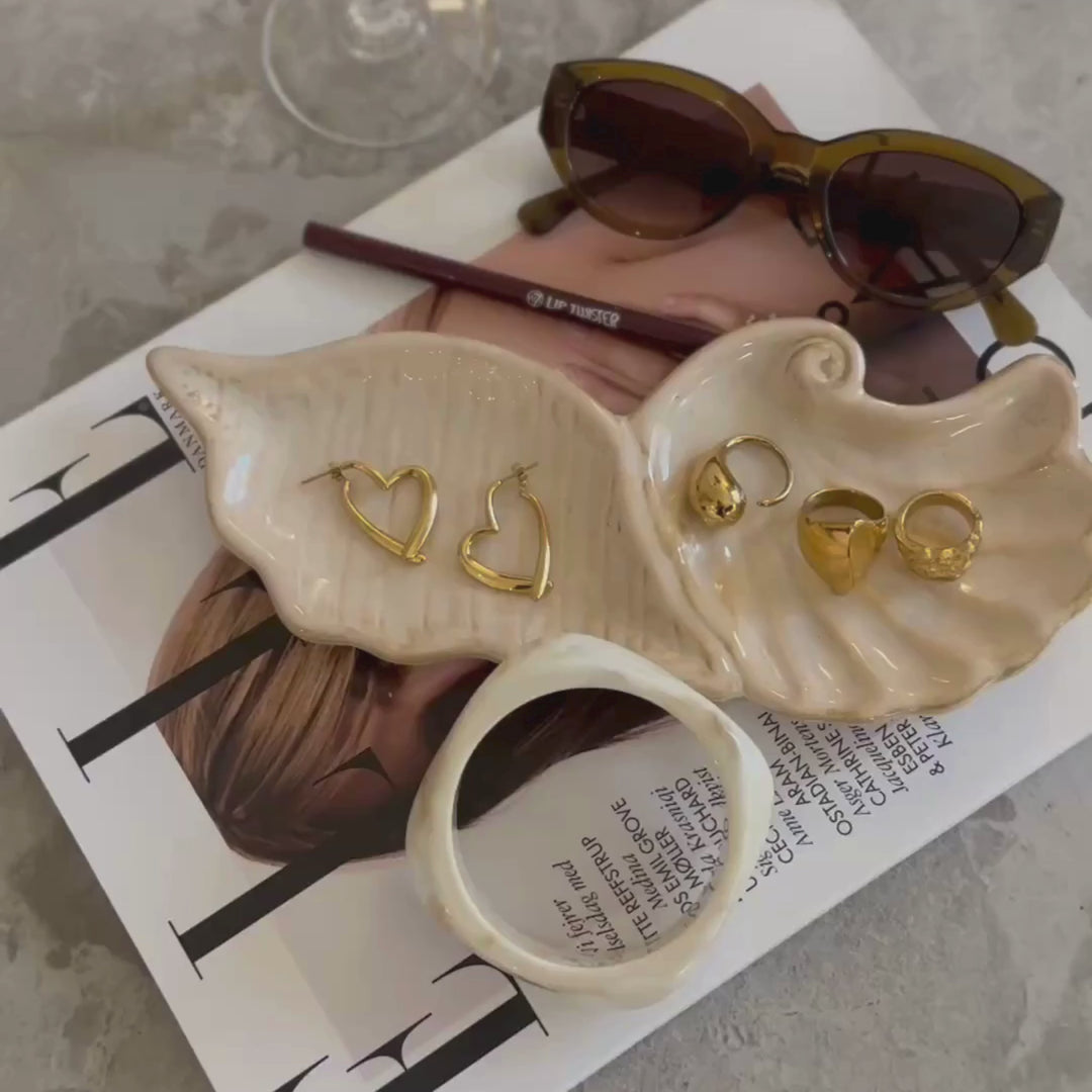 Creme bangle - resin