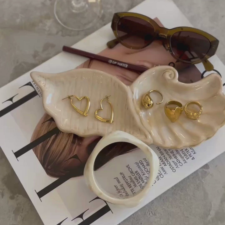 Creme bangle - resin