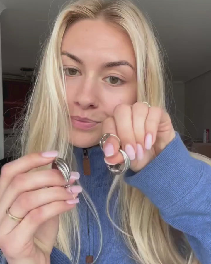 Hjerte ring struktur - titanium