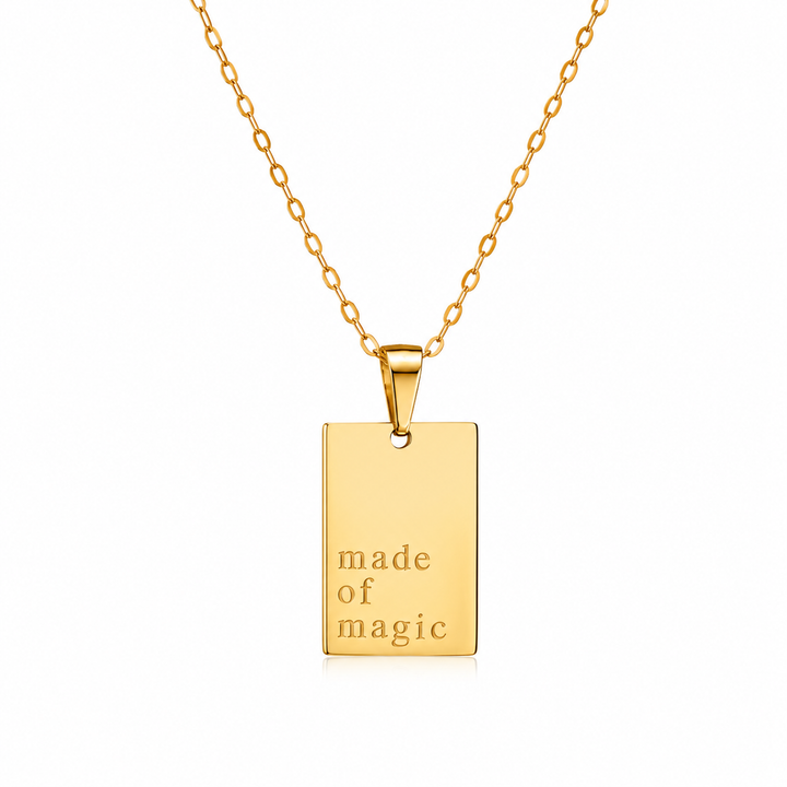 Halskæde made of magic - 18 karat forgyldt ædelstål
