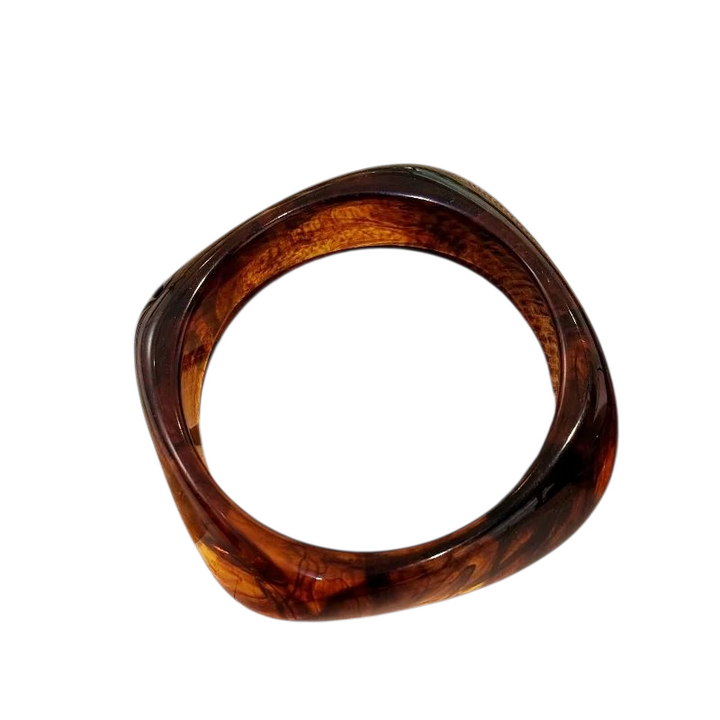 Armbånd amber bangle - resin