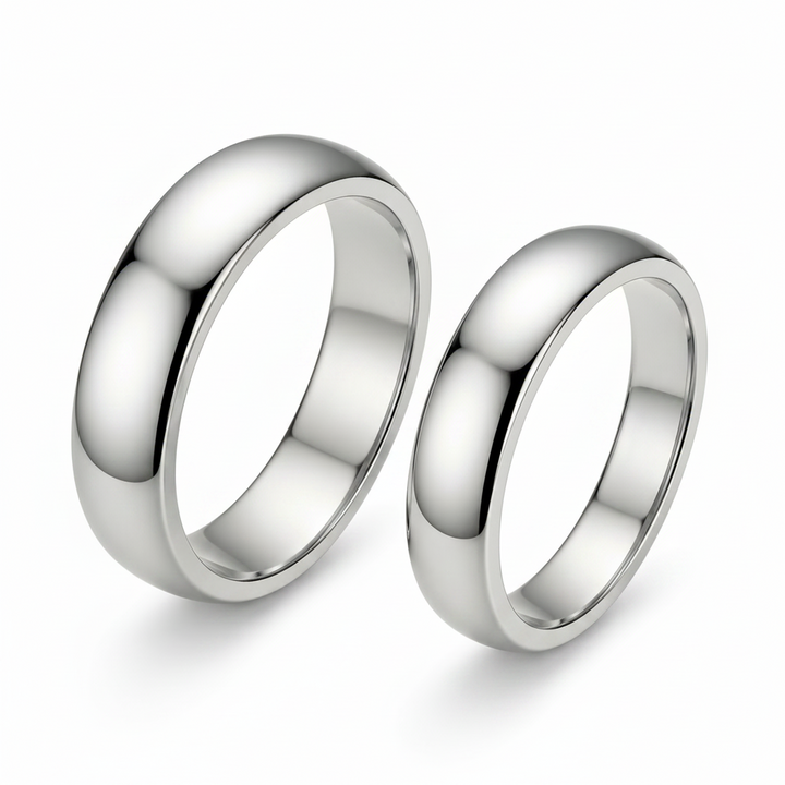 Band ring 6mm - titanium