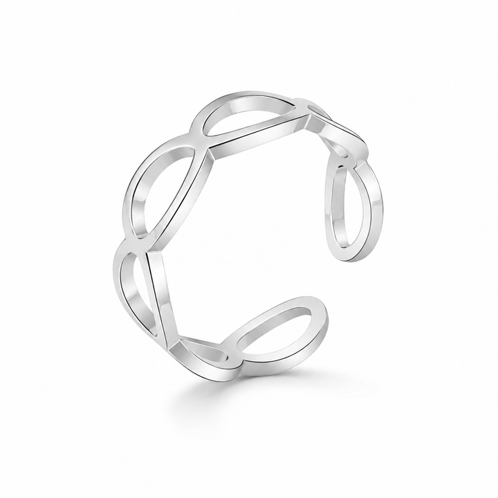 Almond ring - titanium