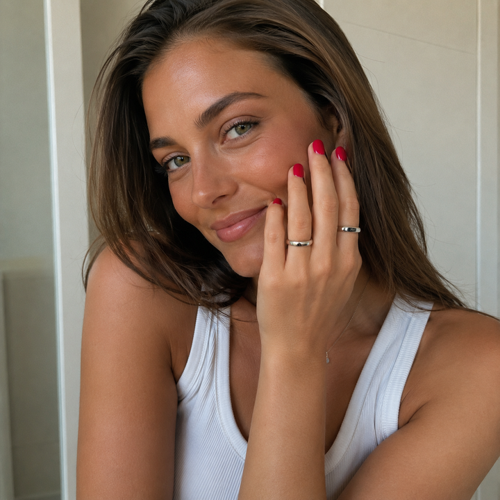 Signet ring i titanium