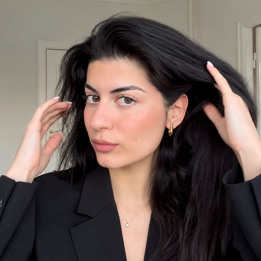 Sleek hoops - 18 karat forgyldt kobber