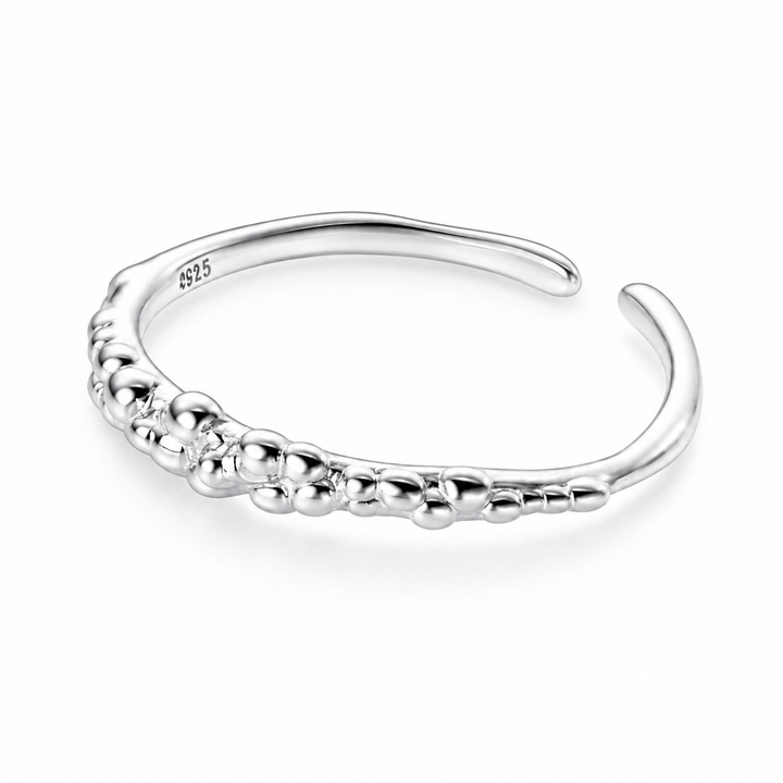 Ring med små bobler - 925 sterlingsølv