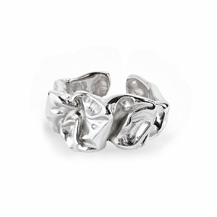Statement ring smeltet - ædelstål