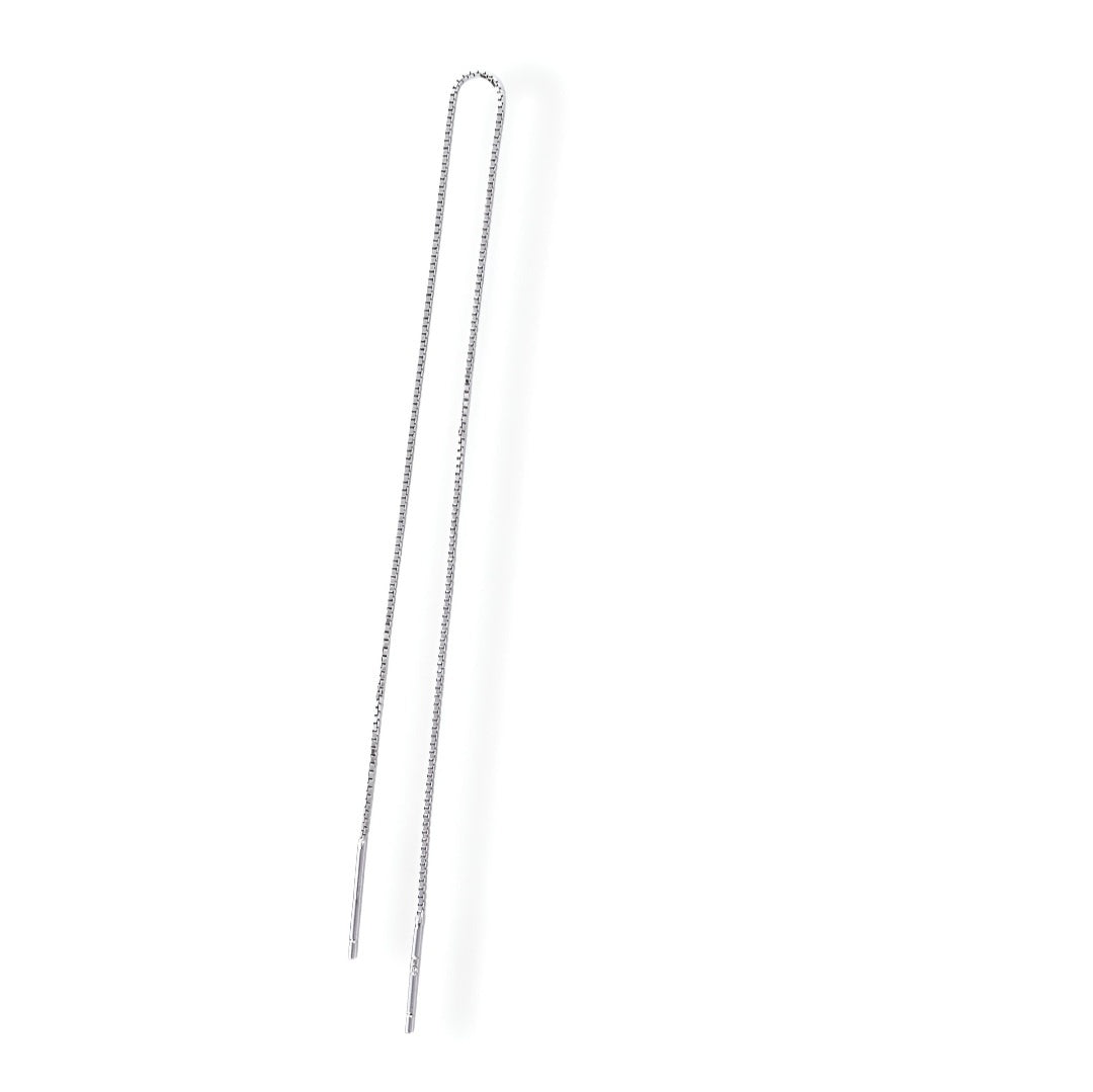 Ørekæde lang 18cm. - ædelstål