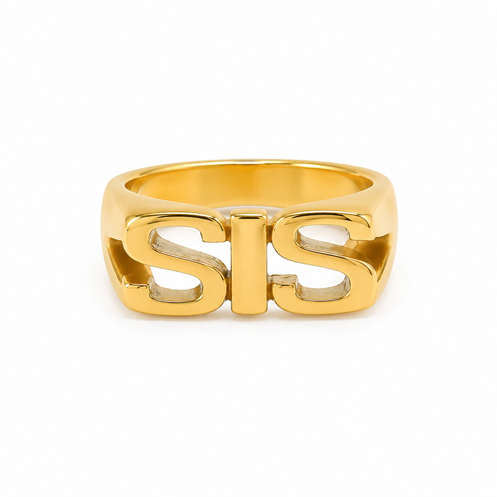 Ring sis  - 18 karat forgyldt ædelstål
