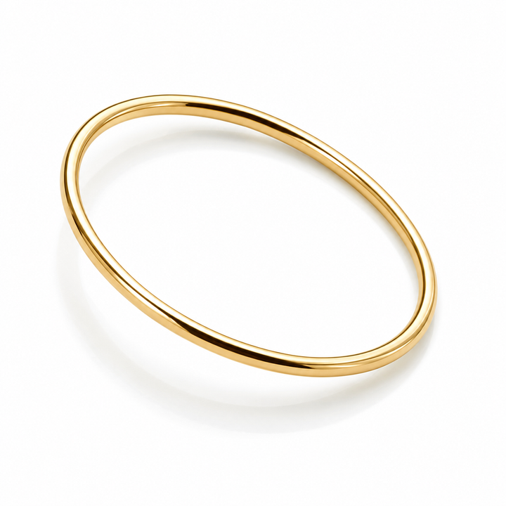 2. Sortering armringe (3mm) - 18 karat forgyldt ædelstål