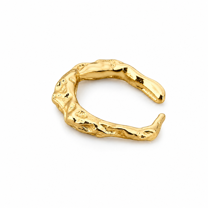 Øre cuff - 18 karat forgyldt sterlingsølv