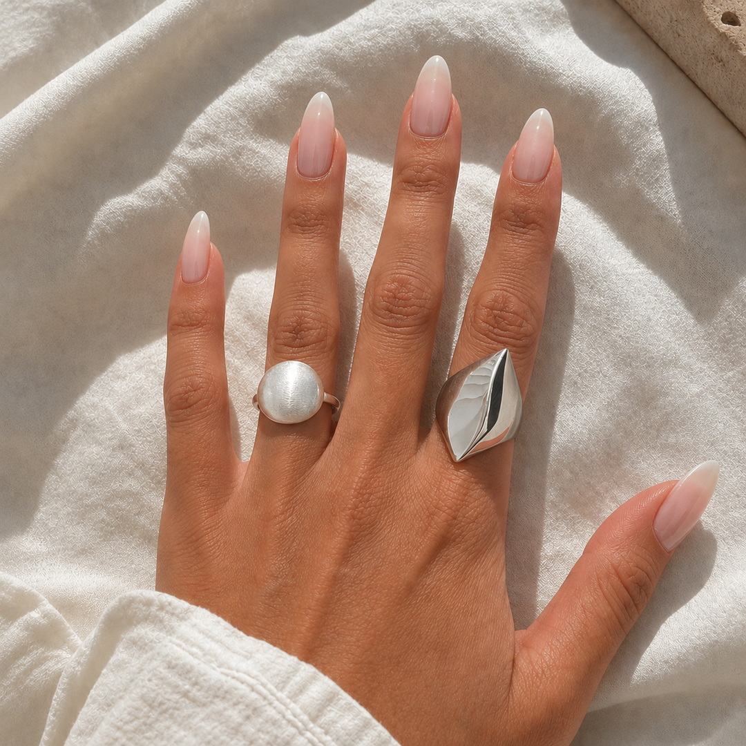Statement ring - titanium