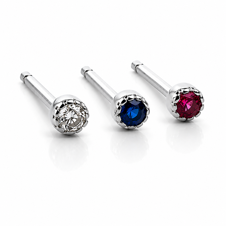 Mikro ørestikker (1.5mm) - 925 sterlingsølv