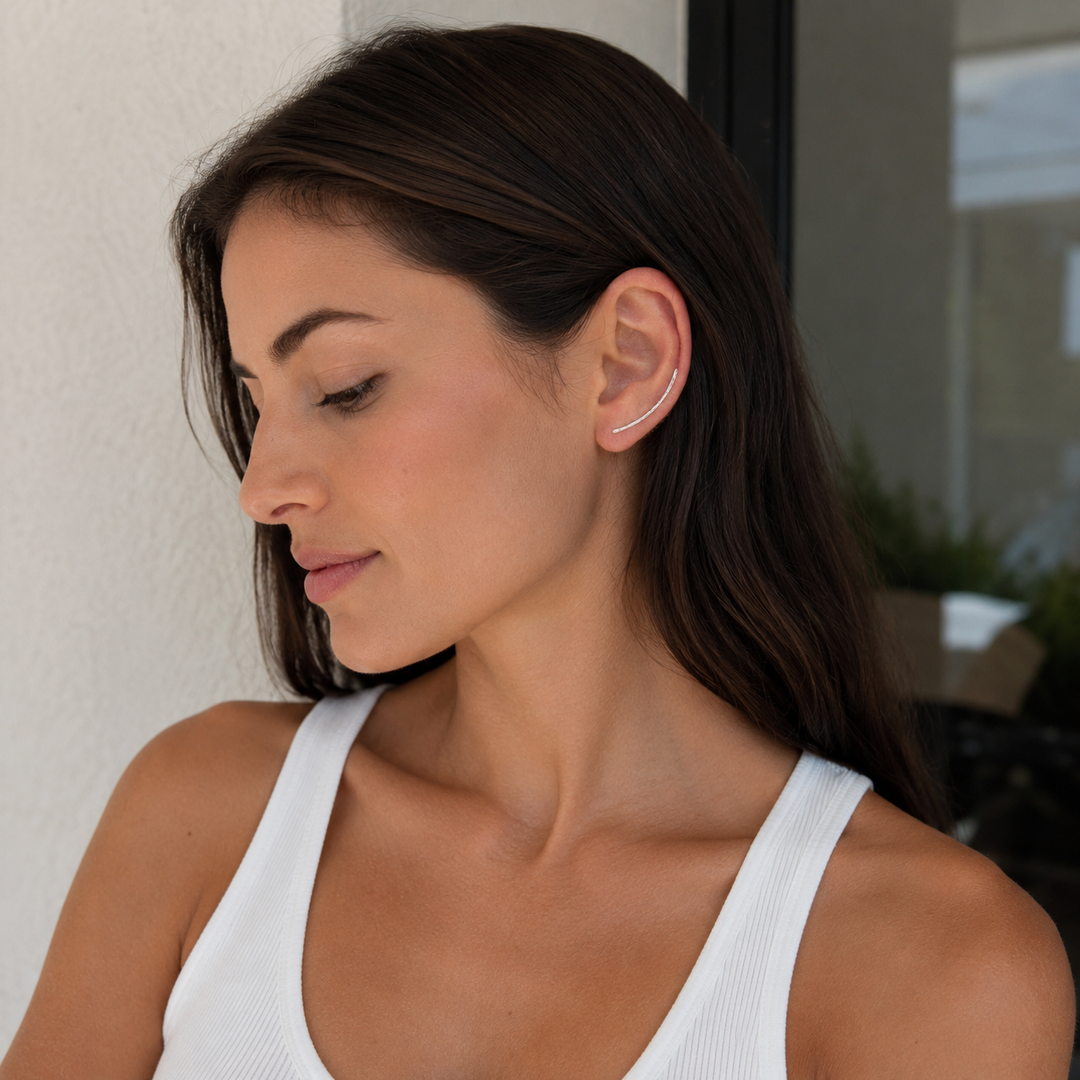 Climber ørestikker - ædelstål