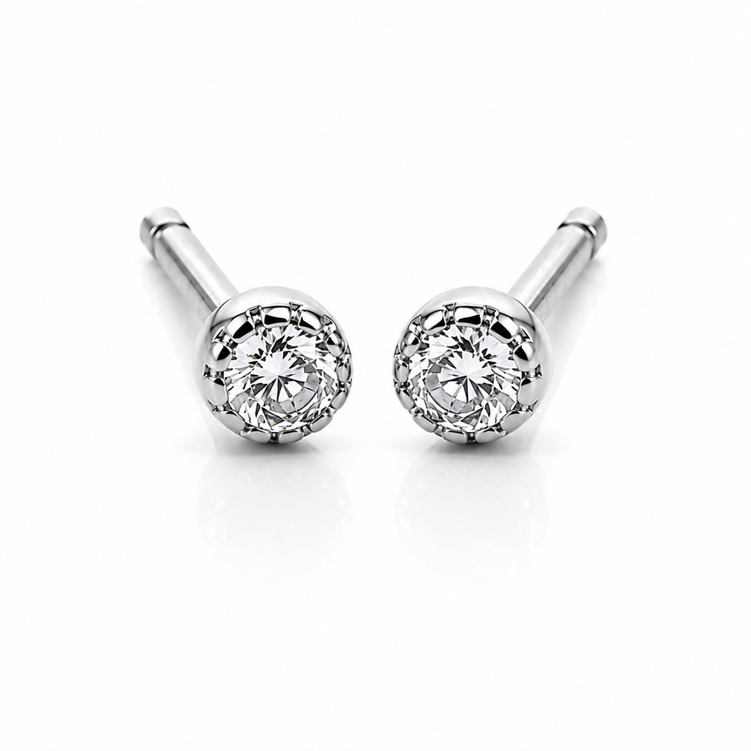 Mikro ørestikker (1.5mm) - 925 sterlingsølv