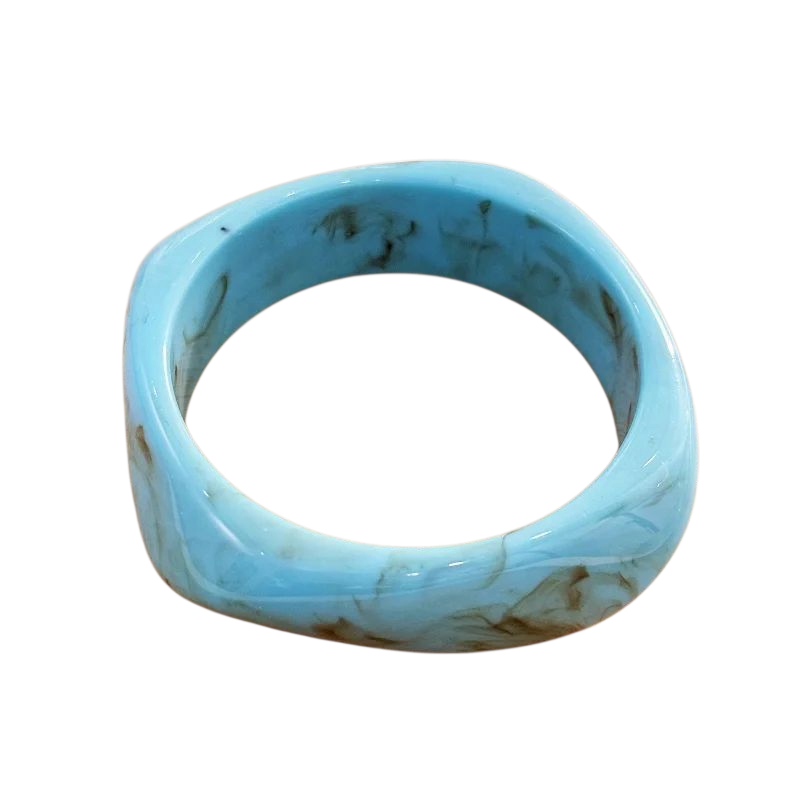 Turkis bangle i resin