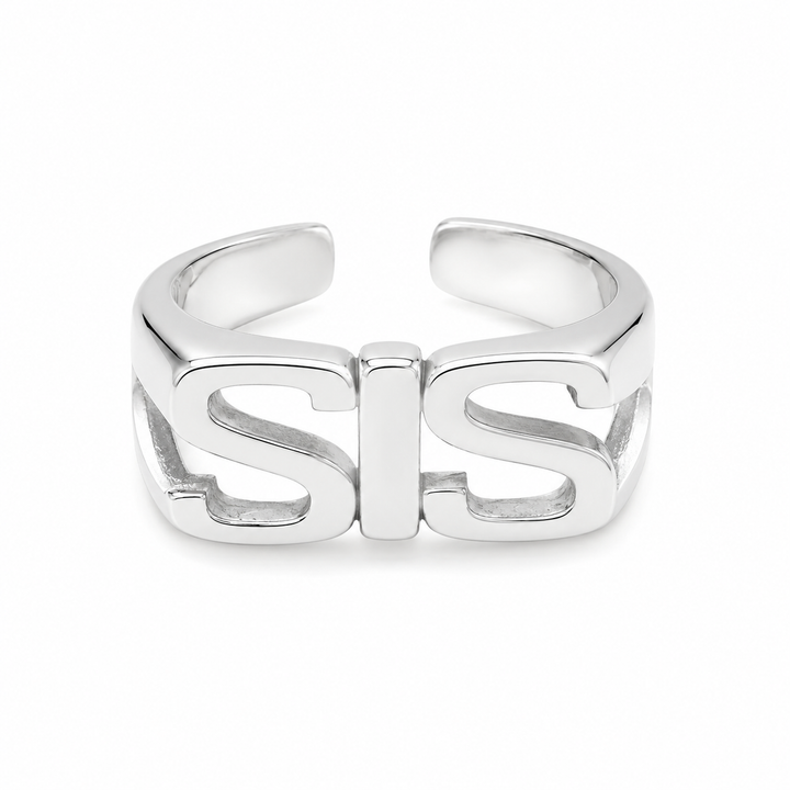 SIS ring justerbar - ædelstål